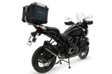 Baúl GPR TECH de 35 litros, aluminio negro, para Harley Davidson Pan America 1250 2020-2024