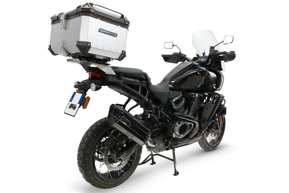 Harley Davidson Pan America 1250 2020-2024 Top Case 45 Liters GPR TECH Silver Aluminum
