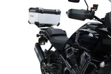 Baúl GPR TECH de 55 litros, aluminio plateado, para Harley Davidson Pan America 1250 2020-2024