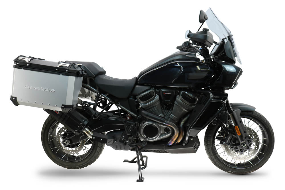Harley Davidson Pan America 1250 2020-2024 Side Cases 38 Liters + 32 Liters GPR TECH Silver Aluminum - photo 1