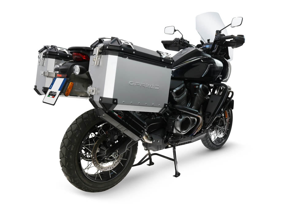 Harley Davidson Pan America 1250 2020-2024 Side Cases 38 Liters + 32 Liters GPR TECH Silver Aluminum - photo 2