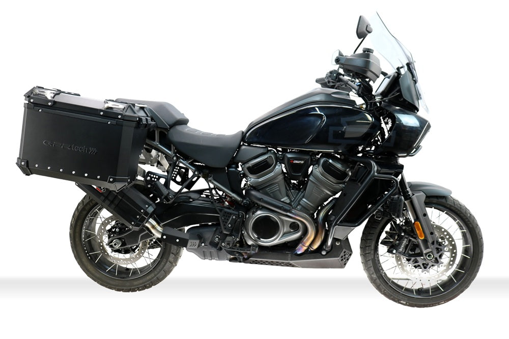 Harley Davidson Pan America 1250 2020-2024 Side Cases 38 Liters + 32 Liters GPR TECH Black Aluminum - photo 1