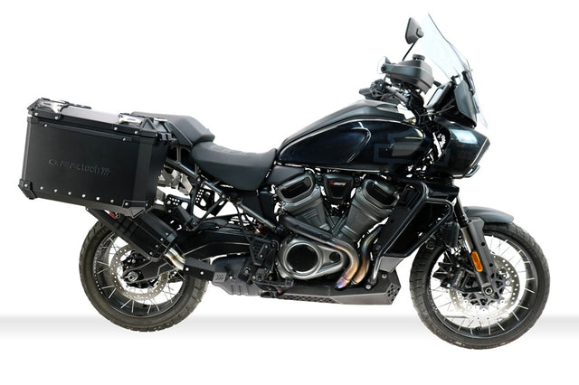 Harley Davidson Pan America 1250 2020-2024 Side Cases 38 Liters + 32 Liters GPR TECH Black Aluminum - photo 1