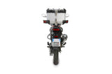 Baúl GPR TECH de 26 litros, aluminio plateado, para Hero Xpulse 200 4V 2025-2026