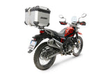 Baúl GPR TECH de 35 litros, aluminio plateado, para Hero Xpulse 200 4V 2021-2024