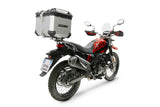 Baúl GPR TECH de 35 litros, aluminio plateado, para Hero Xpulse 200 4V 2021-2024