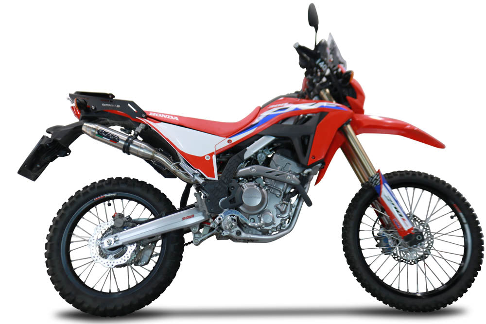 Escape GPR Deeptone Inox Slip-On para Honda CRF 300L CRF 300 Rally 2021-2024
