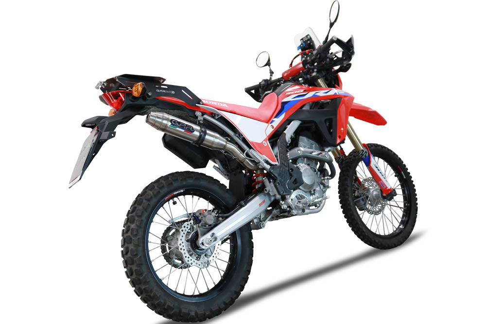 Escape GPR Deeptone Inox Slip-On para Honda CRF 300L CRF 300 Rally 2021-2024