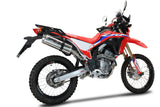 Escape GPR doble de acero inoxidable deslizante para Honda CRF 300L CRF 300 Rally 2021-2024