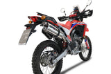 Escape GPR doble de acero inoxidable deslizante para Honda CRF 300L CRF 300 Rally 2021-2024