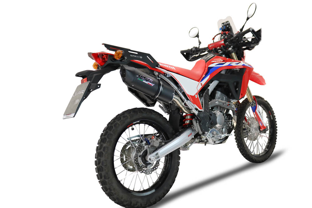 Honda Crf 300L Crf 300 Rally 2021-2024 Exhaust GPR Furore Nero Slip-On