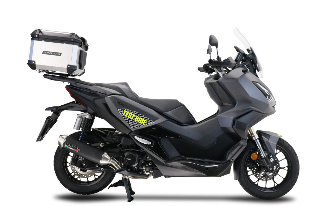 Baúl superior Honda Forza 300 2018-2023 45 litros GPR TECH Aluminio plateado