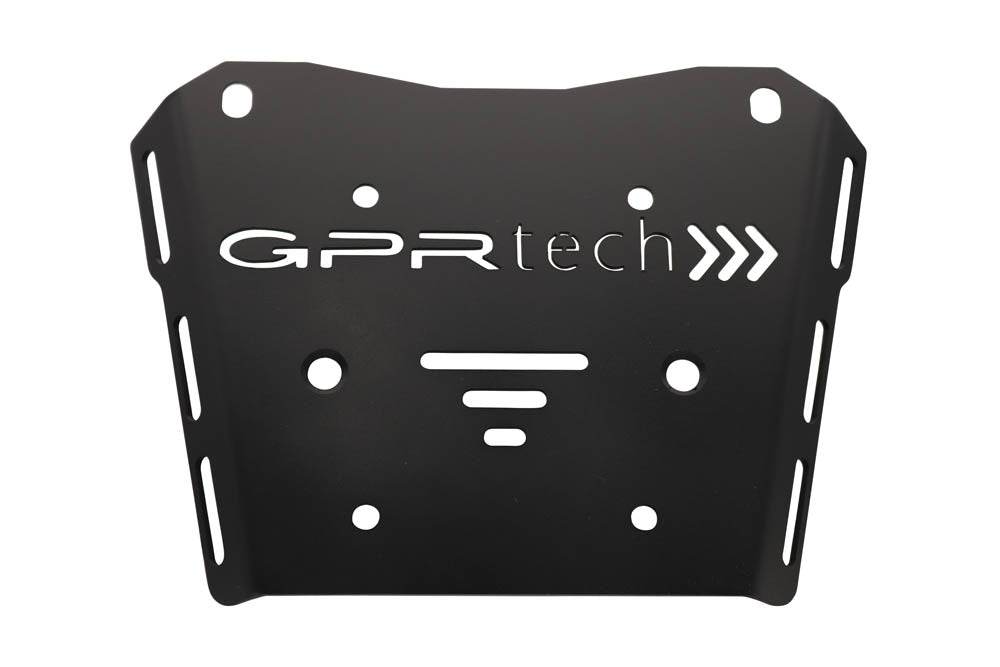 Baúl superior Honda Transalp 750 2023-2025 35 litros GPR TECH Aluminio plateado