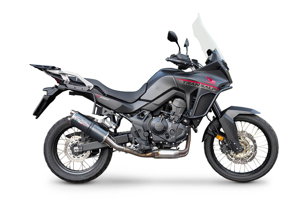 Escape GPR Dual Poppy Slip-On para Honda TRANSALP 750 2024-2025