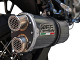 Escape GPR Dual Poppy Slip-On para Honda TRANSALP 750 2024-2025