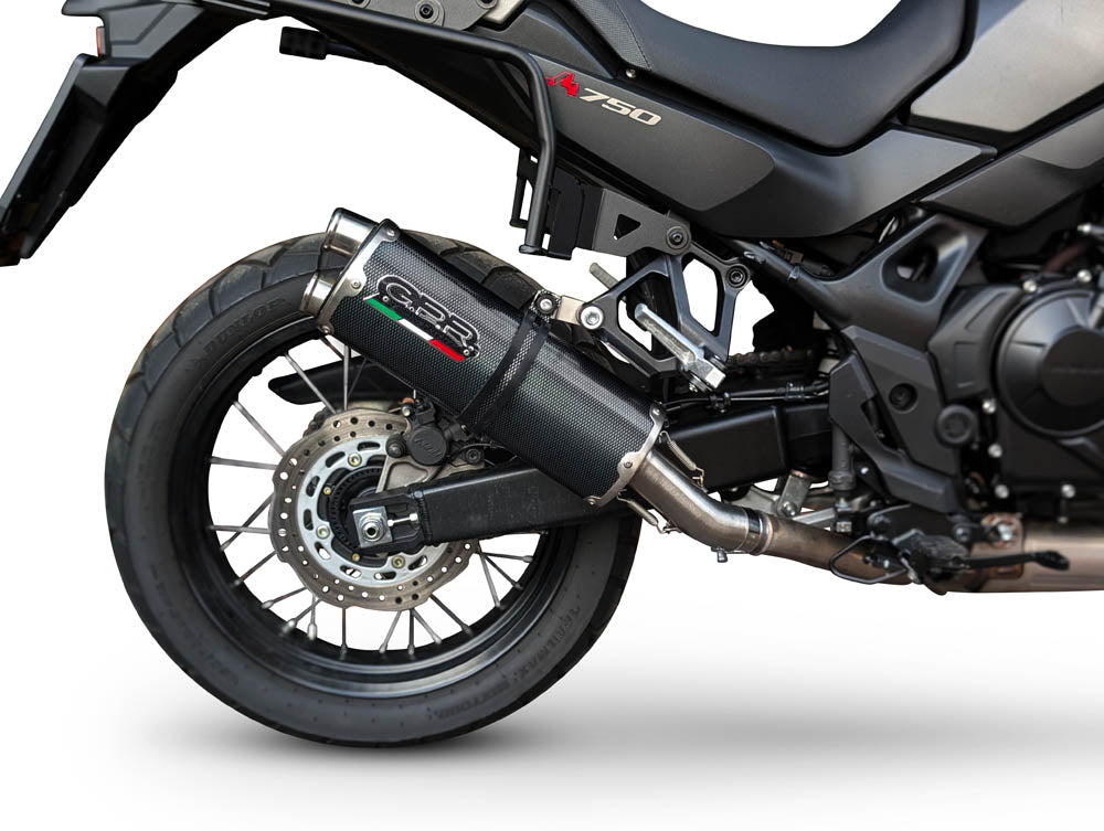 Escape GPR Dual Poppy Slip-On para Honda TRANSALP 750 2024-2025