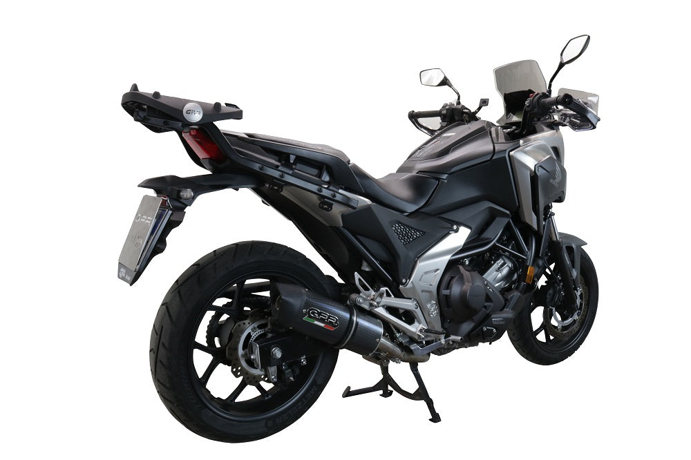 Escape GPR Furore Evo4 Poppy Slip-On para Honda NC750X NC750S DCT 2021-2023
