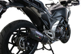 Escape GPR Furore Evo4 Poppy Slip-On para Honda NC750X NC750S DCT 2021-2023
