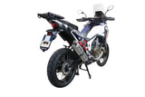 Escape GPR doble de acero inoxidable deslizante para Honda CRF1000L Africa Twin 2015-2017