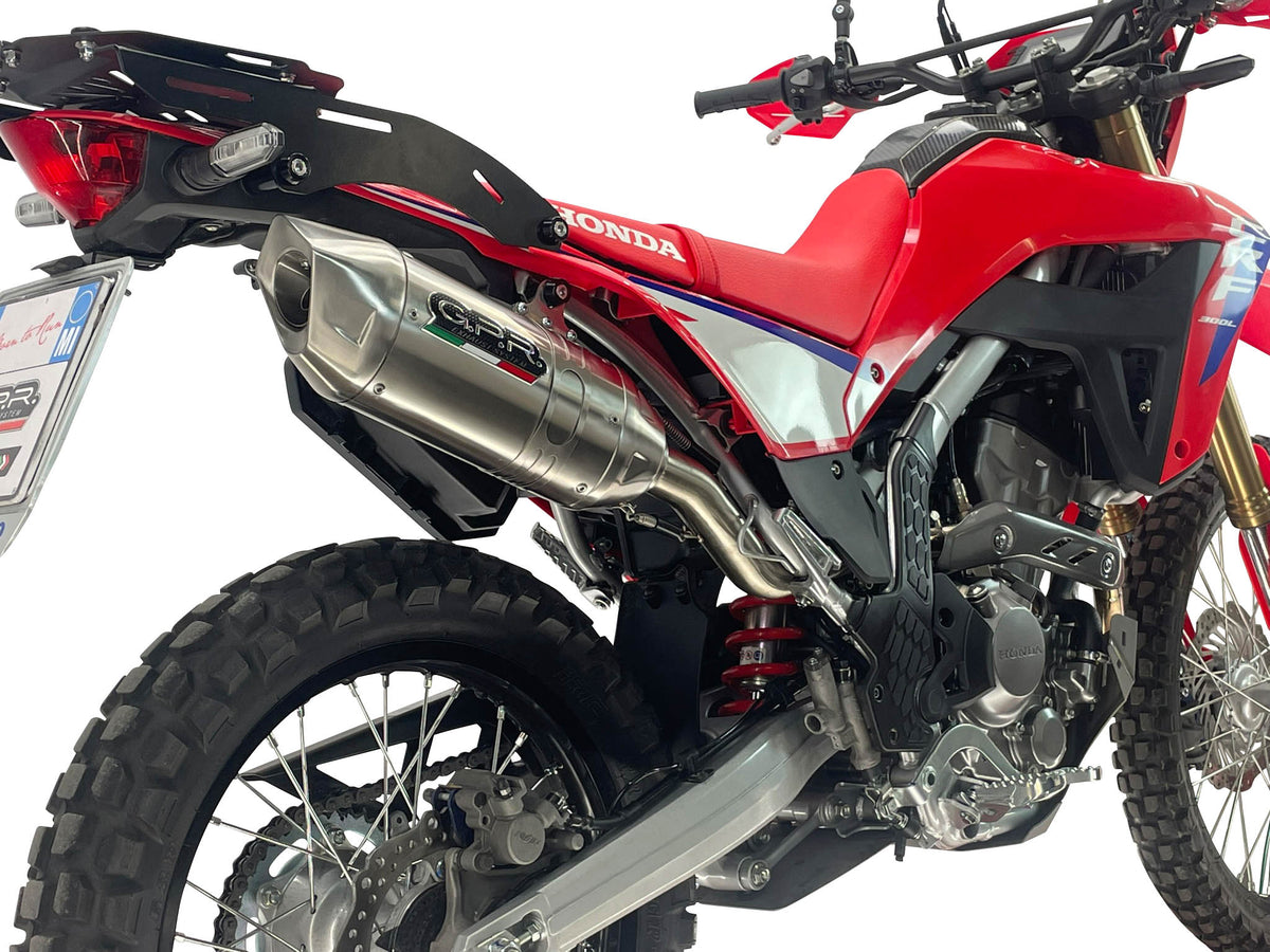 Honda CRF 300L / 300 Rally 2021-2024 Exhaust GPR Furore-X Inox Slip-On - photo 6