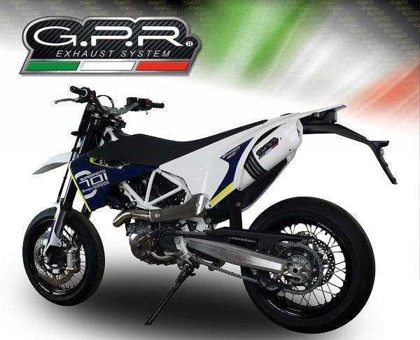 Husqvarna Supermoto 701 2015-2016 Exhaust GPR Albus Ceramic Slip-On Race