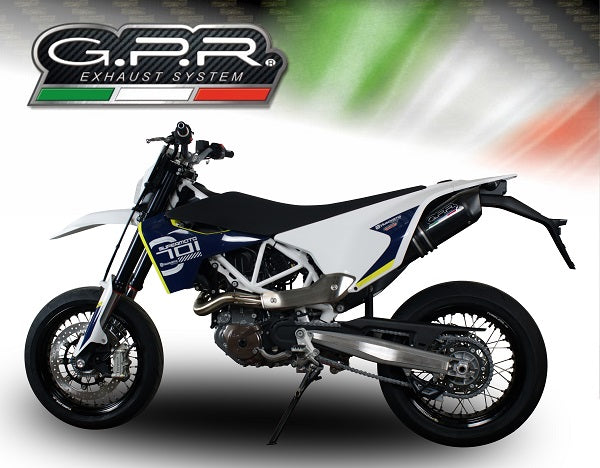 Husqvarna Enduro 701 2021-2024 Exhaust GPR Furore Evo4 Nero Slip-On