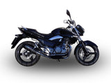 Escape GPR Furore Nero Dual Slip On para Suzuki GW250F Inazuma 2012-2017