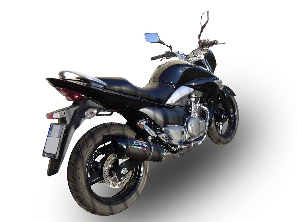 Escape GPR Furore Nero Dual Slip On para Suzuki GW250F Inazuma 2012-2017