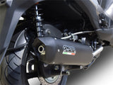 Escape GPR Furore Nero atornillable para Hyosung Comet 125GT Comet 125R 2003-2014