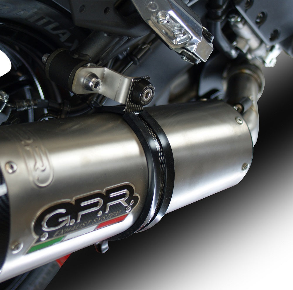 Kawasaki Versys 1000 2015-2016 Exhaust GPR Furore Nero Slip-On