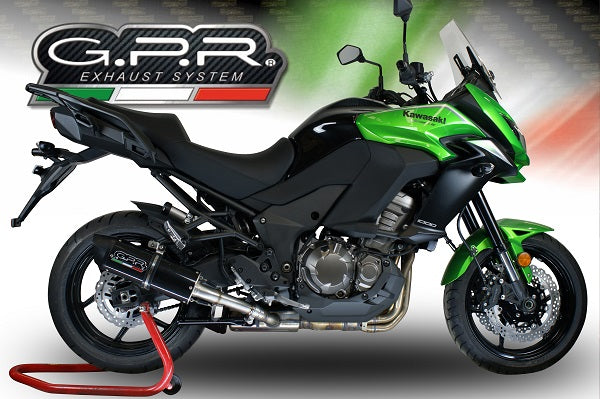 Kawasaki Versys 1000 2011-2013 Exhaust GPR Furore Nero Slip-On