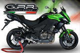 Kawasaki Versys 1000 2015-2016 Exhaust GPR Furore Nero Slip-On