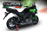 Kawasaki Versys 1000 2015-2016 Exhaust GPR Furore Nero Slip-On