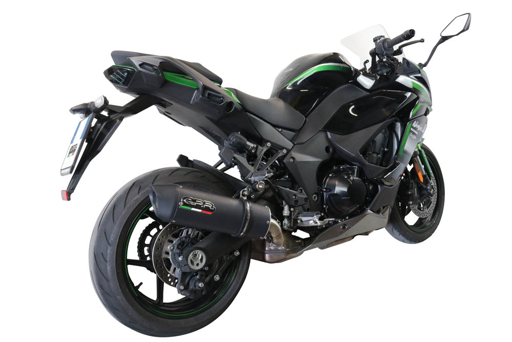 Kawasaki Ninja 1000Sx 2021-2024 Exhaust GPR Furore Evo4 Nero Slip-On