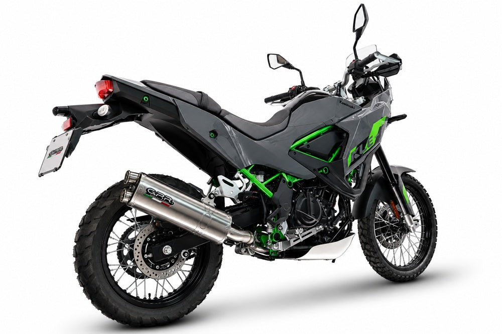 Kawasaki KLE 500 2026-2027 Exhaust GPR Dual Inox Slip-On - photo 5