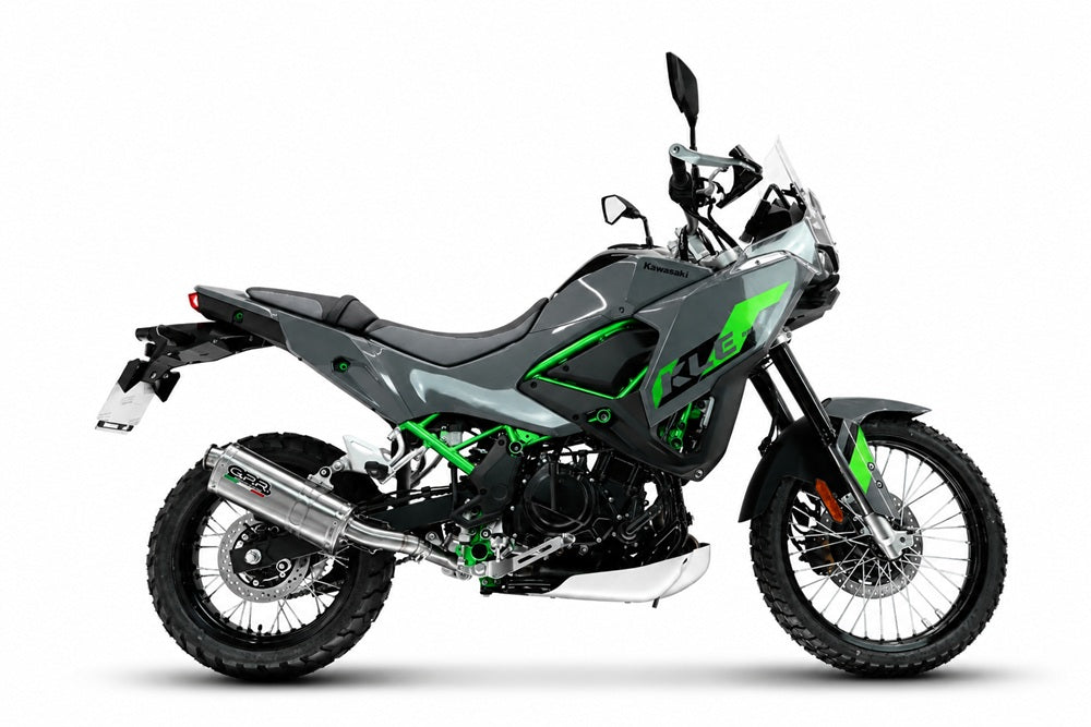 Kawasaki KLE 500 2026-2027 Exhaust GPR Dune Triovale Titanio Slip-On - photo 1