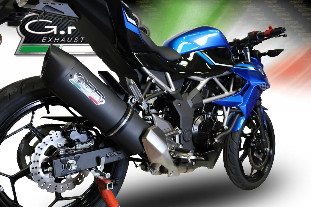 Kawasaki Z125 2021-2024 Exhaust GPR Furore Evo4 Nero Slip-On