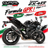 Kawasaki Ninja ZX-4R 2023-2026 Exhaust GPR GP-Revo Black Titanium Slip-On - photo 4
