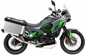 Kawasaki KLE 500 2026-2027 Side Cases 38 Liters + 32 Liters GPR TECH Silver Aluminum - photo 1