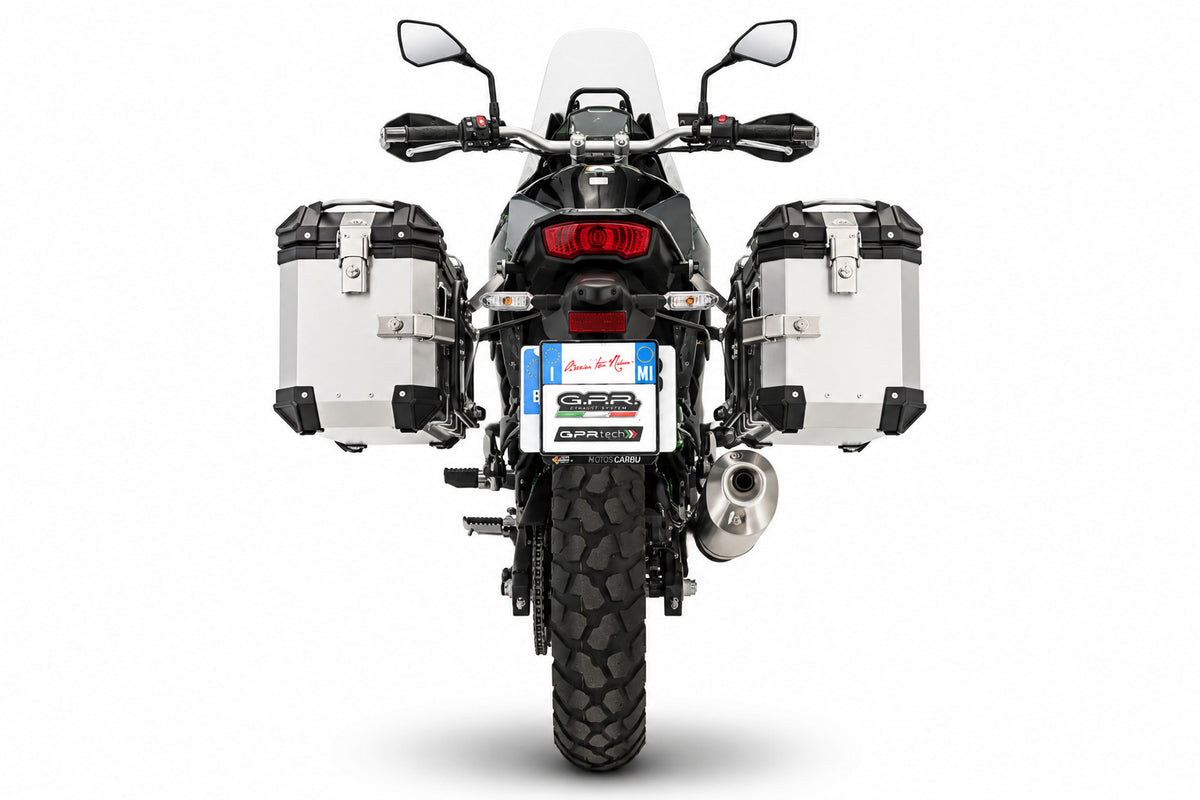 Kawasaki KLE 500 2026-2027 Side Cases 38 Liters + 38 Liters GPR TECH Black Aluminum - photo 3
