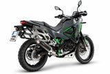 Maletas laterales GPR TECH de 38 + 32 litros, aluminio negro, para Kawasaki KLE 500 2026-2027