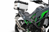 Baúl GPR TECH de 35 litros, aluminio plateado, para Kawasaki KLE 500 2026-2027
