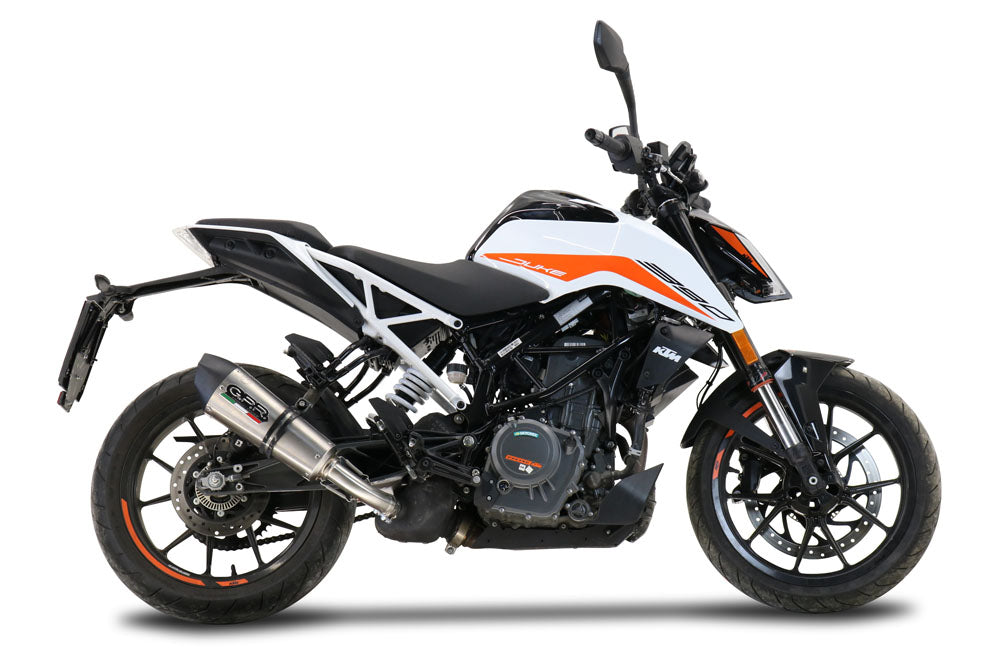 Escape GPR Grand Prix Evo Titanium Slip-On para KTM 390 DUKE 2021-2023