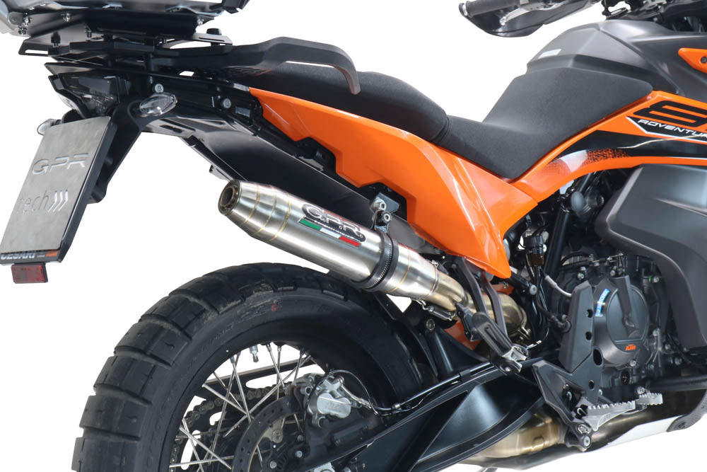 Placa de montaje para baúl superior KTM LC 8 Adventure 1190 2013-2016 e3 55 litros GPR TECH Aluminio negro