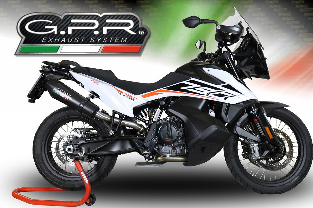 KTM 790 Adventure 2018-2020 Exhaust GPR Grand Prix Evo Black Titanium Slip-On - photo 4