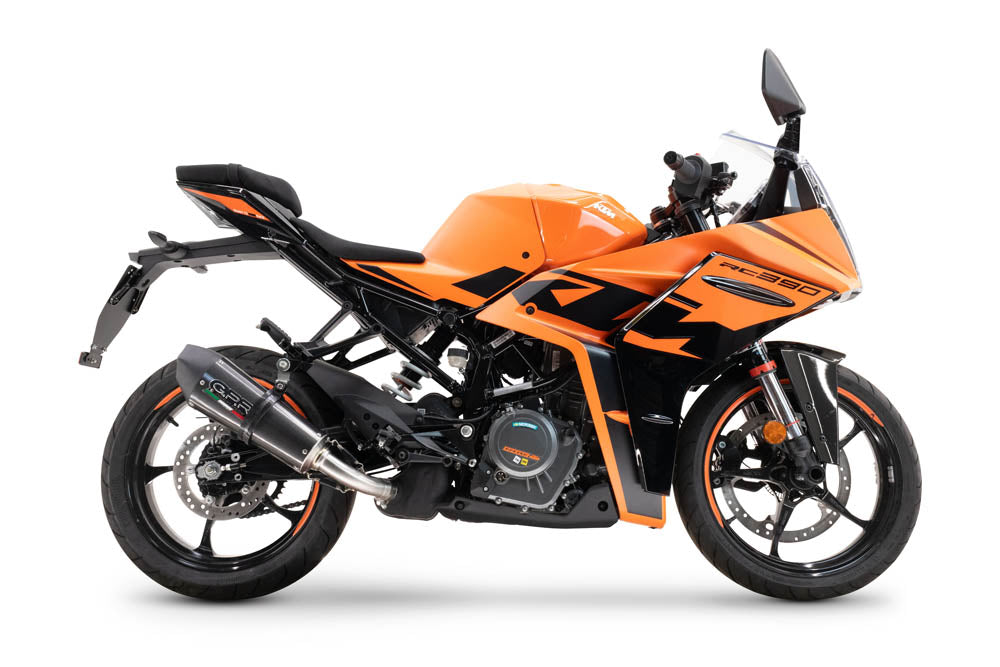 KTM RC 390 2022-2024 Exhaust GPR Grand Prix Evo Titanium Slip-On - photo 4