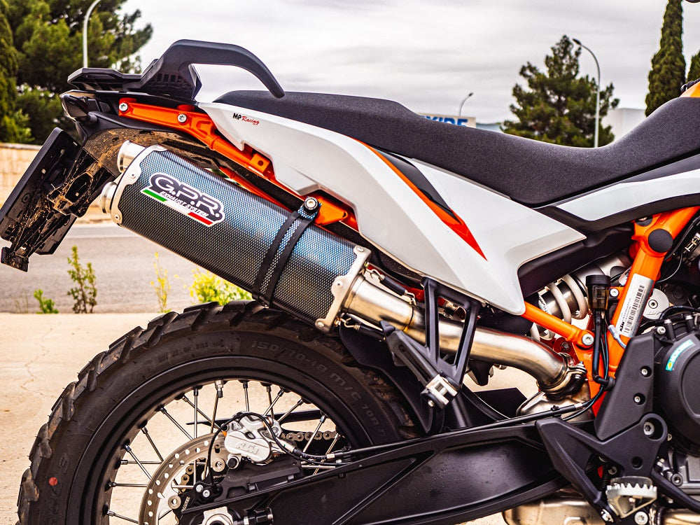 Escape GPR Dual Poppy Slip-On para KTM 890 R DUKE 2021-2024