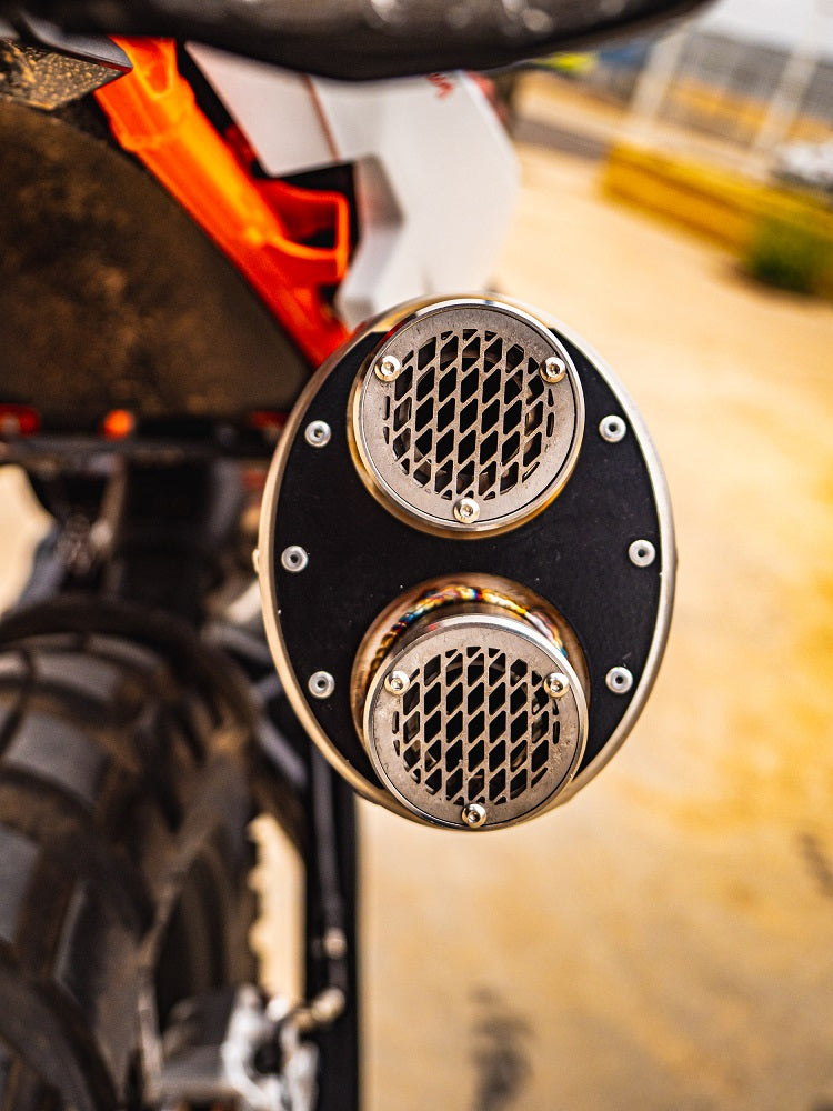 Escape GPR Dual Poppy Slip-On para KTM 890 R DUKE 2021-2024