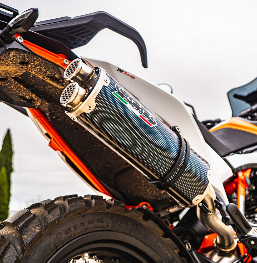 Escape GPR Dual Poppy Slip-On para KTM 890 R DUKE 2021-2024