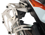 Maletas laterales GPR TECH de 38 + 32 litros, aluminio negro, para KTM LC 8 Super Adventure 1290 - S - R - T 2017-2020
